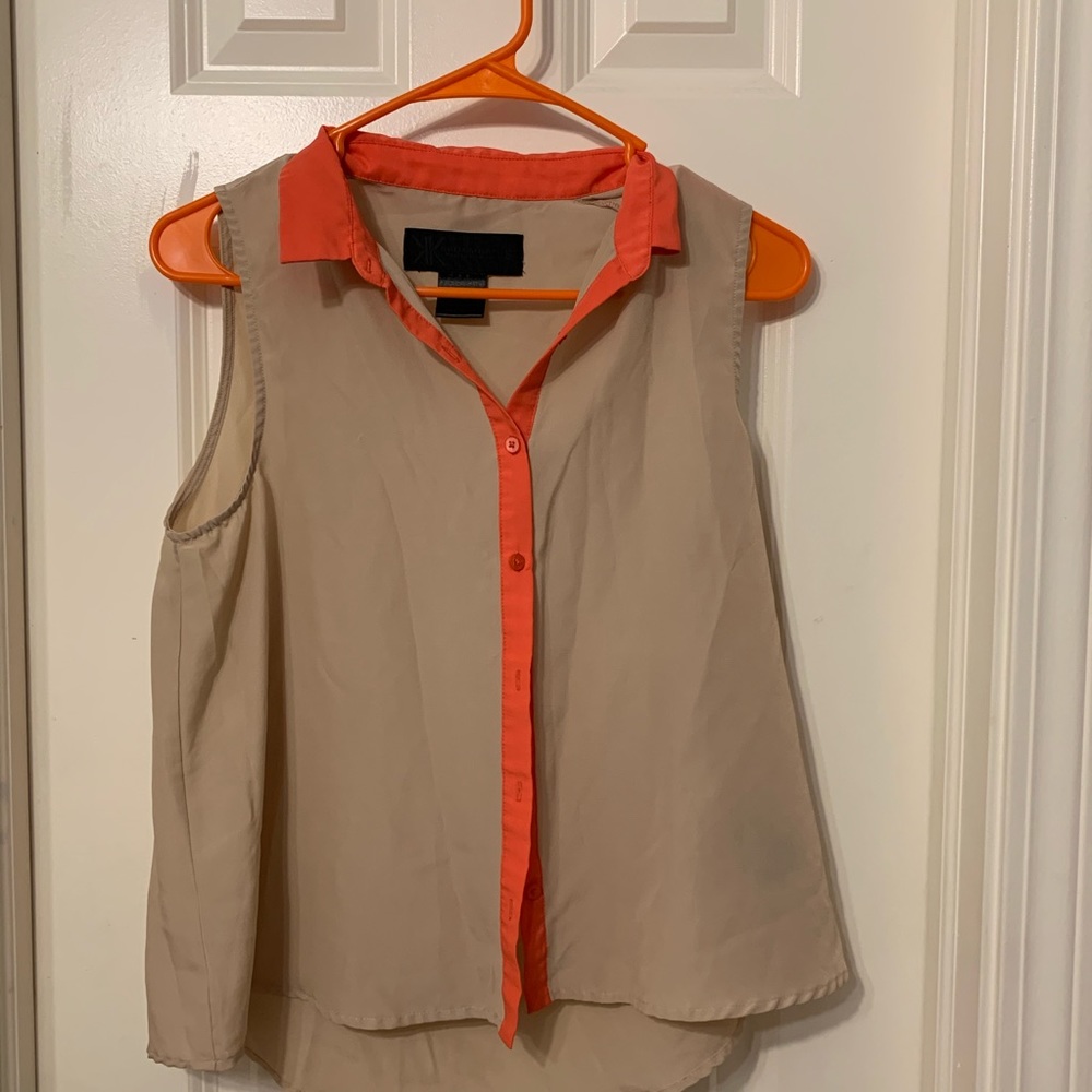 Kardashian Kollection Button Up Blouse